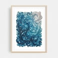thumbnail image 2 of Watercolor Ocean Waves - Photography Unframed Wall Art Print 30 x 40 inches, 2 of 16