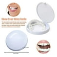 thumbnail image 2 of Snap On False Teeth Upper Lower Dental Veneers Dentures Tooth Cover Set-m.1832, 2 of 4