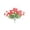 Hot Pink, variant on JHyouerji Faux Flower Bushes Artificial Outdoor Flowers DIY Fake Floral Bouquet 15 Inch Purple for Porch Patio Garden Home Decor