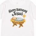 thumbnail image 4 of Inktastic Happy Birthday Jesus Nativity Christmas Boys or Girls Long Sleeve Toddler T-Shirt, 4 of 5