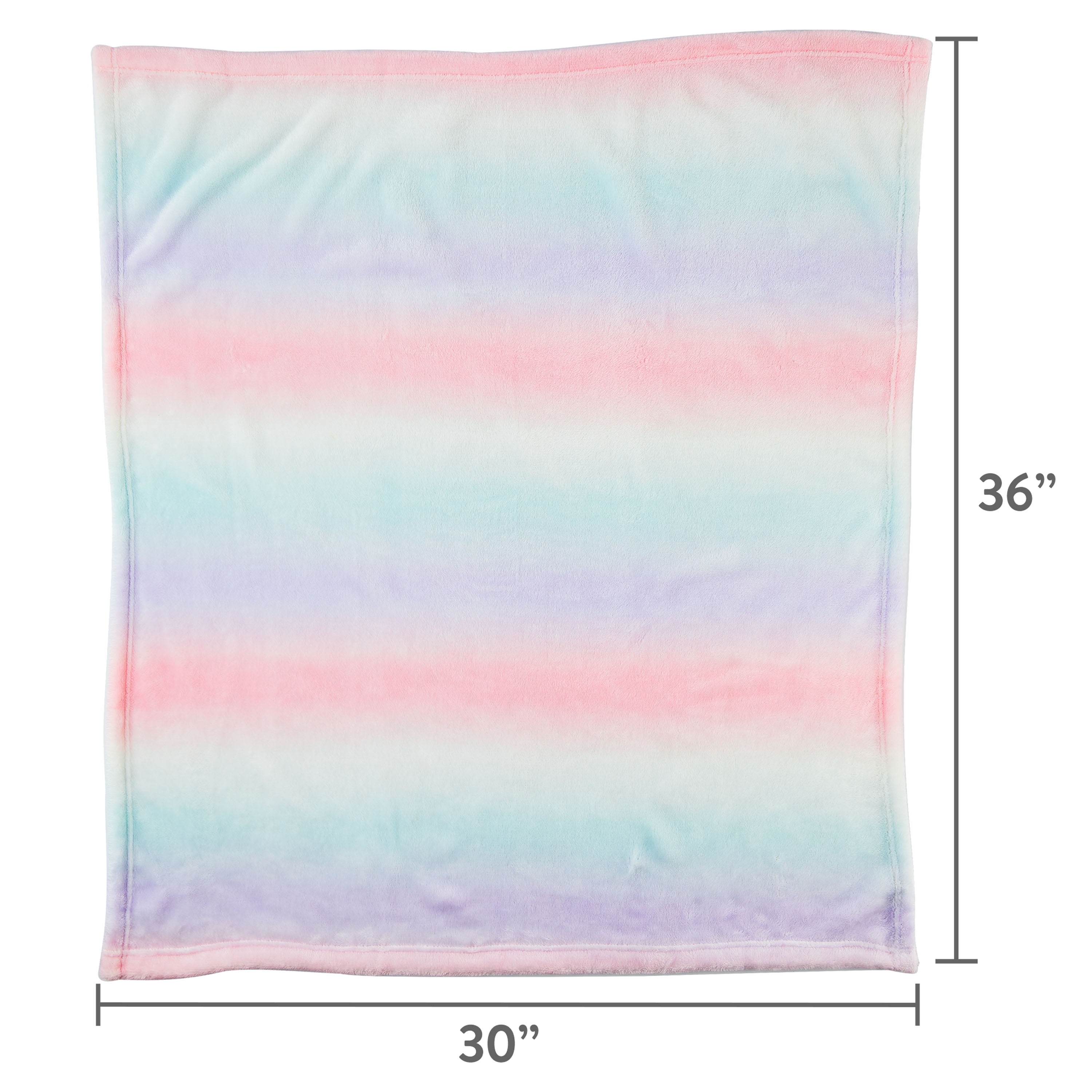 Parent's Choice Plush Blanket, Ombre, 30 in x 36 in