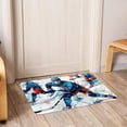 thumbnail image 6 of Ice Hockey Polyester Non-Slip Machine Washable Floor Mats & Door Mat Chair Rug, 6 of 6