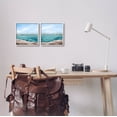 thumbnail image 2 of Stupell Industries Rocky Coastal Ocean Waves Painting White Framed Art Print Wall Art, Set of 2, Design by Grace Popp, 2 of 7