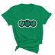 thumbnail image 5 of Puntoco Liquidación de camisetas cortas para mujer Camiseta de manga corta con cuello redondo y estampado informal a la moda para mujer, 5 of 5