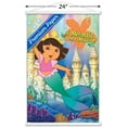 thumbnail image 2 of Nickelodeon Dora The Explorer - Mermaid Wall Poster with Wooden Magnetic Frame, 22.375" x 34", 2 of 5