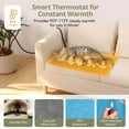 thumbnail image 5 of Heated Cat House Outdoor, DOMIPET Waterproof Large Insulated Winter Cat Shelter with Heating Pad for Multiple Cats Small Animals, Elevated Base, Escape Door & Roof Window, 5 of 10