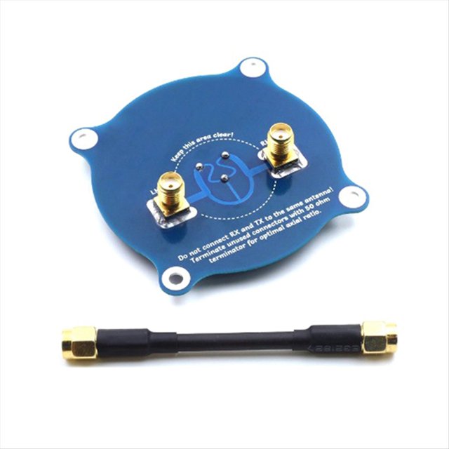 Antena de Matriz de Triple Alimentación, 5,8 G, 9,4 DBI, Polarizada Circularmente, FPV, para Fatshark FPV Goggle, Bricolaje, RP-SMA.