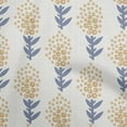 thumbnail image 1 of oneOone Polyester Spandex Light Brown Fabric Asian Block Floral Craft Projects Decor Fabric Printed By The Yard 56 Inch Wide, 1 of 4