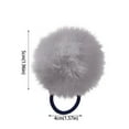 thumbnail image 3 of Pom-Pom Hair Ties Elastic Hair Ties Hair Ponytail Holders Hair Band For Girls Toddlers Pigtail 10 Colors For Choose, 3 of 4
