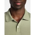 thumbnail image 4 of George Men's and Men's Big & Tall Short Sleeve Interlock Polo Shirt, Sizes S-5XL, LT-3XLT, 4 of 5