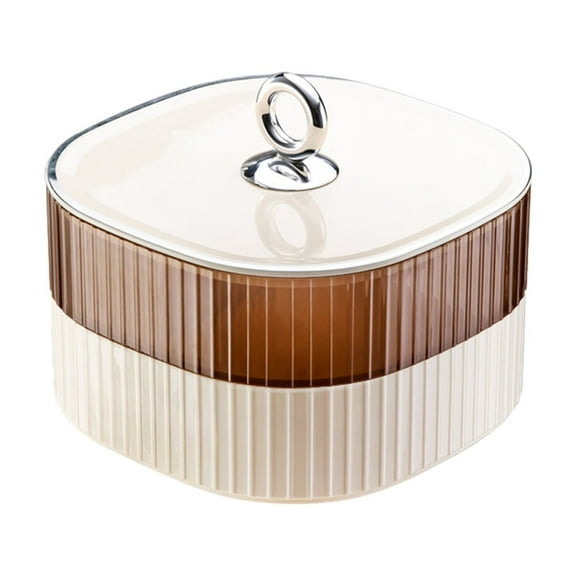 Divided Serving Tray With Lid Serving Dish Snack Bowls Candy Dish With Lid Plastic Food Organizer For Fruits,sweet,Nut,Crackers,Snacks