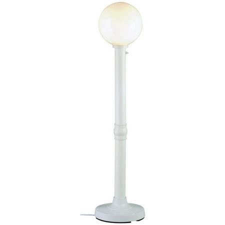 Patio Living Concepts Moonlite 64 Outdoor Floor Lamp With White Patio Living Concepts Moonlite 64 Outdoor Floor Lamp With White Globe