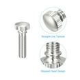 thumbnail image 4 of Knurled Thumb Screws, M6x20mm Brass Shoulder Bolts Grip Knobs Fasteners, Nickel Plated 10Pack, 4 of 5