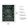 thumbnail image 2 of Mahakali and Mahakala (Great Black One) - Buddhist Tantric Deities - Vintage Tibetan Thangka Buddhist Painting - Tibet, 17th Century - Fine Art Matte Paper Print (Unframed) 24x32in, 2 of 4