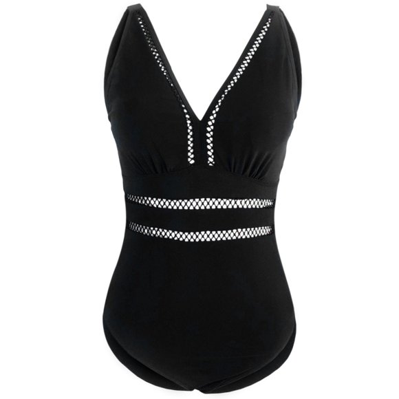 Ketyyh-chn99 Swimsuit Women Plus Swim Dresses for Women Women'S Plus Size Swimsuit Solid Color Swimsuit Printed Swimsuit Bikini Black,XL