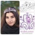 thumbnail image 3 of MasteelfCA Alloy Elegant Bridal Crown Rhinestone Headband Handmade Crown Decoration, 3 of 7