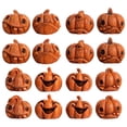 thumbnail image 1 of 16 piezas de mini calabaza fantasma para centro de mesa, adorno de escritorio de terror para el hogar, armario, estantería, decoración de sala de, 1 of 8