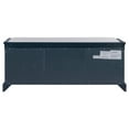 thumbnail image 5 of Canddidliike Wood Cushion Entryway Bench with Storage Drawers and Cabinets, Antique Navy, 5 of 9