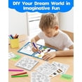 thumbnail image 5 of D-FantiX 3 Pack My Storybook Art Kit with Stickers, Creative Writing & Drawing Activity Set , Hardcover Comic Book Making Kit with Stickers, 5 of 8