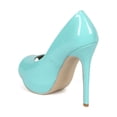 thumbnail image 3 of Kayleen CF47 Women Patent Leatherette Peep Toe Platform Stiletto Pump, 3 of 5