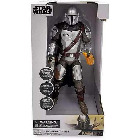 Star Wars Talking Mandalorian Action Figure 15" Lights & Sound Effects