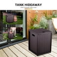 thumbnail image 2 of KTENME 2024 New Propane Metal Tank Cover Table for Gas Fire Pits, Gas Tank Holder Storage Side Table for 20 Pound Propane Tank, 16-inch Hideaway Table with Side Handles, 2 of 6