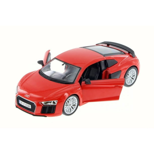 Audi R8 V10 Plus, Red Maisto 34513 1/24 Scale Diecast Model Toy Car