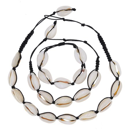 Cowrie Seashell Necklace, Shell Anklet, Shell Bracelet - VSCO Girl Stuff for Teen Girls