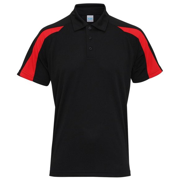 Just Cool Polo Homme Cool Contrasté