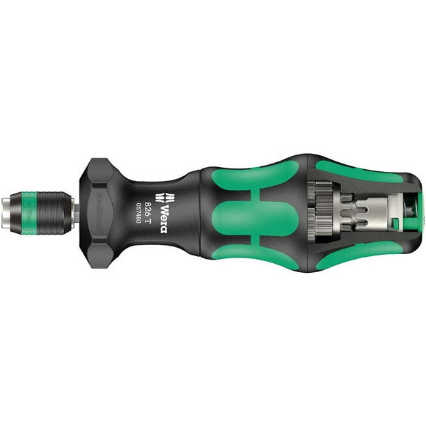 Wera 05057480001 826 T Kraftform Turbo bitholding screwdriver handle