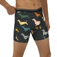 thumbnail image 5 of Sigee Plaid Dachshund for Men's Boxer Briefs,Moisture Wicking and Breathable XX-Large, 5 of 9