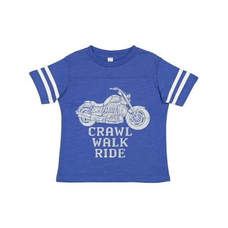 

Inktastic Crawl Walk Ride Motorcycle Gift Toddler Boy or Toddler Girl T-Shirt