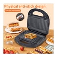 thumbnail image 4 of Sandwich Maker, Multi-functional Double-sided Heating Electric Griddle, Detachable Plate, Donut ,Easy to Operate, 4 of 5