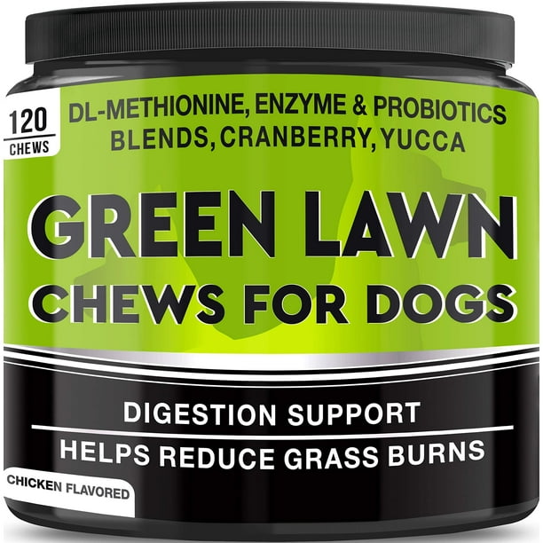 GOODGROWLIES Grass Saver for Dogs Dog Pee Lawn Repair Treats Grass