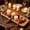 Wood Color, variant on WFPXAMLZZMD Wooden Candle Tray Holder - Long Narrow Tray Home Decor Small Rustic Centerpieces Trays for Coffee Table Dining Room Kitchen,Dark Brown