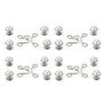 thumbnail image 1 of 16 Pcs Boutons Réutilisables Robustes Durables Design à Fente pour Carte Pratique Bouton Jean Petite Perle Blanche, 1 of 8
