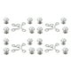 thumbnail image 1 of Ranuras para tarjetas duraderas y desmontables para jeans, reutilizables y elegantes, juego de botones de perla pequeños y elegantes de 16 piezas en color blanco, 1 of 8