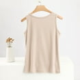 thumbnail image 5 of QUNYINEY Casual Tank Tops for Women Solid Camisole Sleeveless Crew Neck Tops Summer Button Loose Tank Tops, 5 of 5