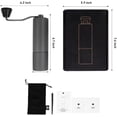 thumbnail image 3 of Chestnut C2 MAX Manual Coffee Grinder with Adjustable Coarseness, Capacity 30g with CNC Stainless Steel Conical Burr, Pour Over Coffee for Hand Grinder of Office Home Traveling Camping, 3 of 17