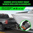 thumbnail image 6 of Rhino USA Boat Trailer Winch Strap (2 in x 20 Foot) - 5,016 lb Maximum Break Strength (7.25 in), 6 of 7