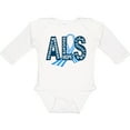 thumbnail image 3 of Inktastic ALS Awareness Ribbon Boys or Girls Long Sleeve Baby Bodysuit, 3 of 5
