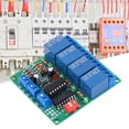 thumbnail image 1 of 4ch Relais Auto-Verrou Relais Module Auto-Verrou Relais Module K64 A-12V 4ch Module Relais Sensibilité Réglable Haut Bas Niveau Déclencheur Auto-Verrou Interrupteur, 1 of 8