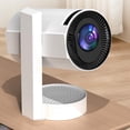 thumbnail image 1 of 1080P Portable Projector, Mini Projector with Automatic Keystone, Focus and Correction, Tilt and Side Projection, 3D and 4K / 8K Decoding, for Phone TV Stick, 1 of 7