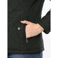 thumbnail image 6 of Allegra K Women's Stand Collar Long Sleeves Zip Up Lightweight Quilted Jacket, 6 of 7