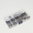thumbnail image 3 of Abbracc 30 Set Metal Press Studs Non-sew Push Button Studs For Leather Imitation Leather 15mm, 3 of 9