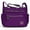 Purple, variant on LAVA Women Crossbody Bags Waterproof Nylon Shoulder Purse Travel Messenger Bag Handbags Black