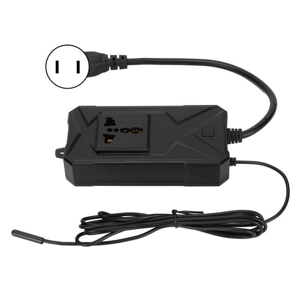 Contrôleur de Température d'Aquarium, Indicateur de Montée Douce Sensible 110-220V Thermostat de Réservoir de Poissons Sonde Externe pour Élevage Prise EU,US,UK