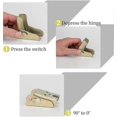 thumbnail image 3 of 4Pcs Folding Table Leg Self-Locking Hinges for Adjustable Workbench, 3 of 5