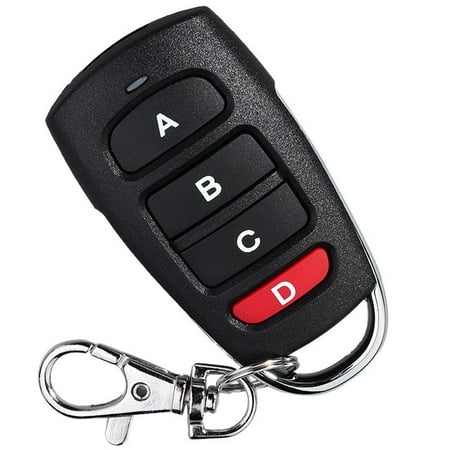 

DESTYER Universal 4 Button Copy Electric Garage Door Opener Wireless Remote Control Door Gate Key Fob