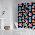 thumbnail image 2 of Pioneer Flower Floral Print Pattern Shower Curtain 84"x72", Bathroom Decorative Shower Curtain Set with 12 Hooks, Waterproof Washable, 2 of 6